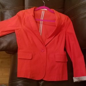 Summer Orange blazer.
